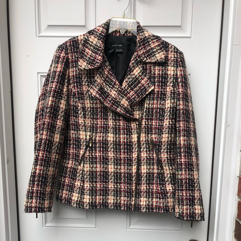 Asymmetrical Zip Blazer